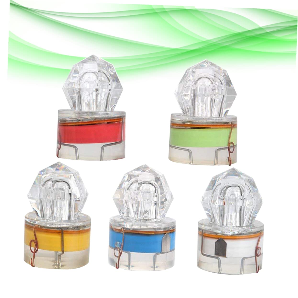 CORHAD Night Fishing Led Underwater Lure Light 5pcs Set Waterproof for Boat Fishing