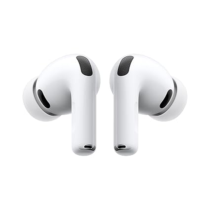 Apple AirPods Pro 3 Wireless Earbuds, Active Noise Cancellation, Live Translation, Heart Rate Sensing, Bluetooth Headphones, Spatial Audio, High-Fidelity Sound, USB-C Charging