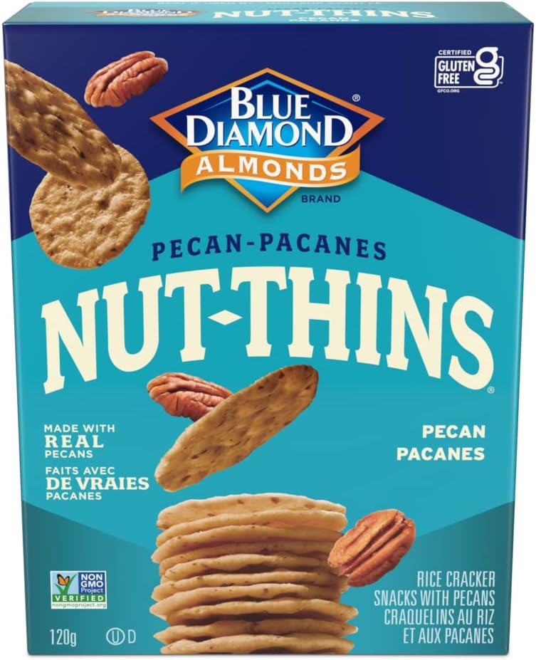 BLUE DIAMOND Nut Thins, Pecan, 120gm
