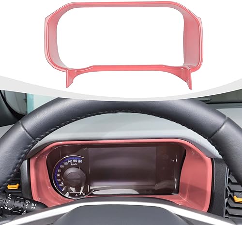 Cubierta para tablero de instrumentos Bronco, cubierta de tablero de control central compatible con accesorios interiores Ford Bronco 2021-2024,