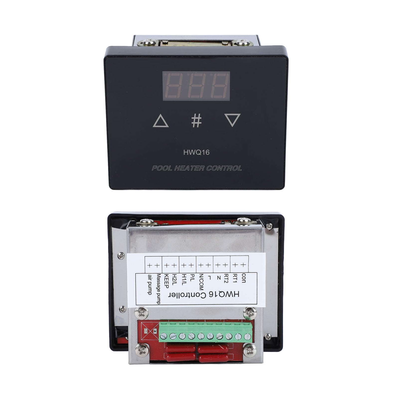 Yinhing Elektryczny Termostat Basenowy Panel Dotykowy Cyfrowy Wyświetlacz do Dokładnej Kontroli Temperatury w Basenach Spa Wanny z Hydromasażem Oszczędność Energii Konstrukcja z Materiałów