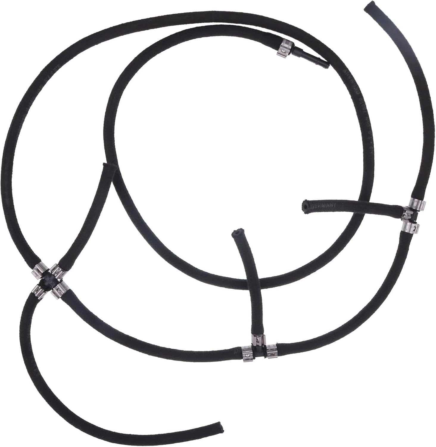 FridayParts Fuel Overflow Line Kit 04178629 0417-8629 Compatible for Deutz Engine BF4L1011 BF4L2011 1011 2011 Replacement