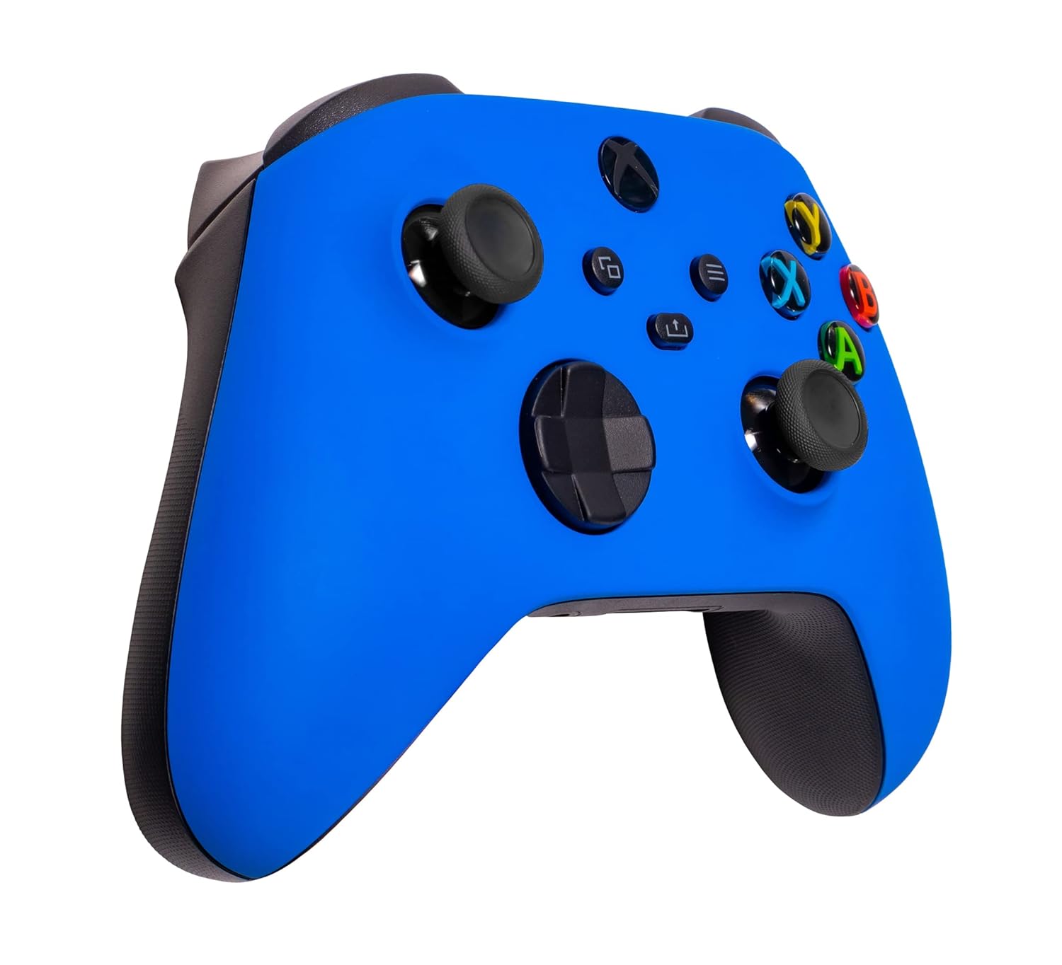 Xbox One Series X S Custom Soft Touch Controller - Soft Touch Feel, Added Grip, Cool Blue Color - Compatible with Xbox One, Series X, Series S