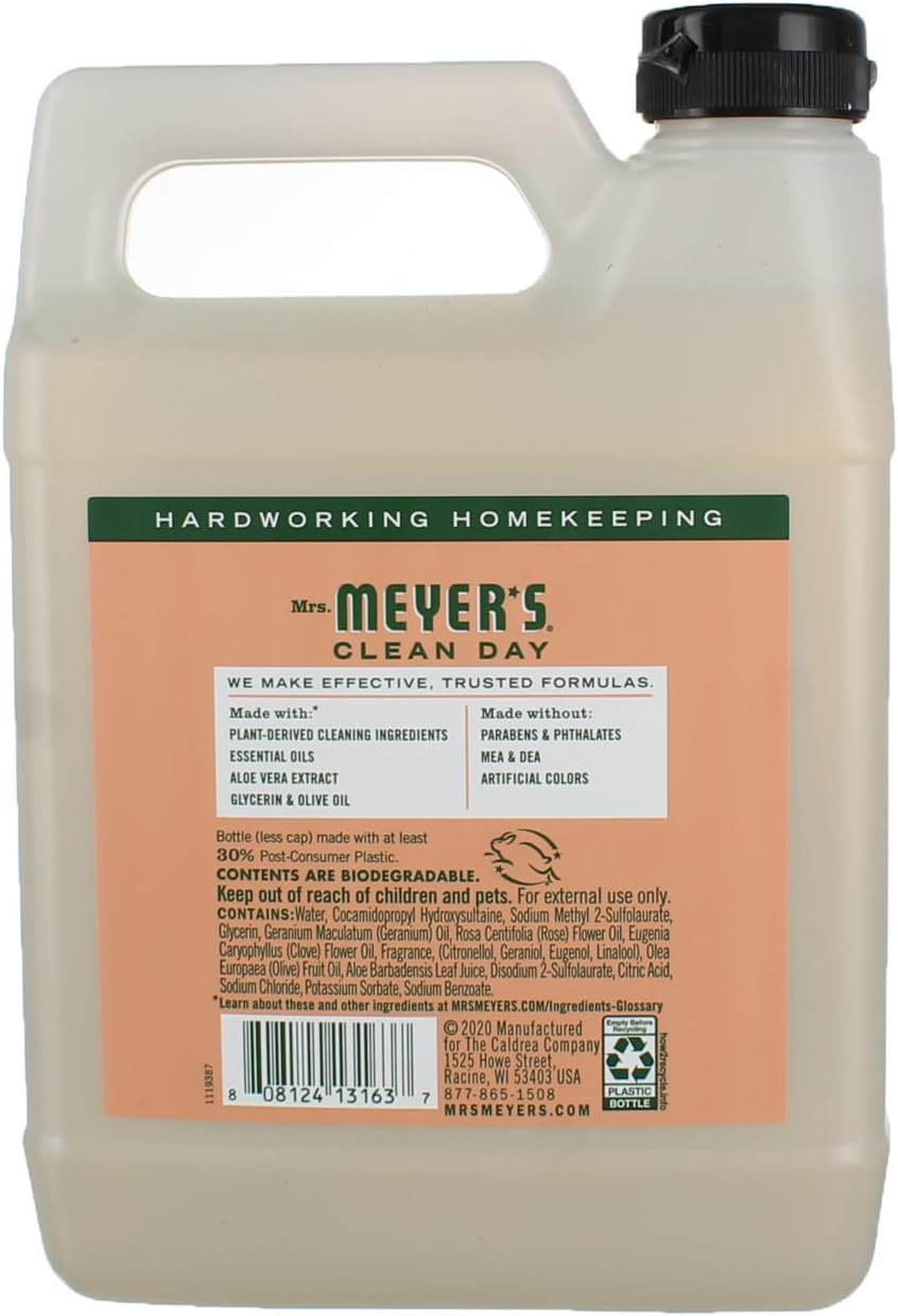 Mrs. Meyer'S Hand Soap Liq Refl Geranm 33 Fz
