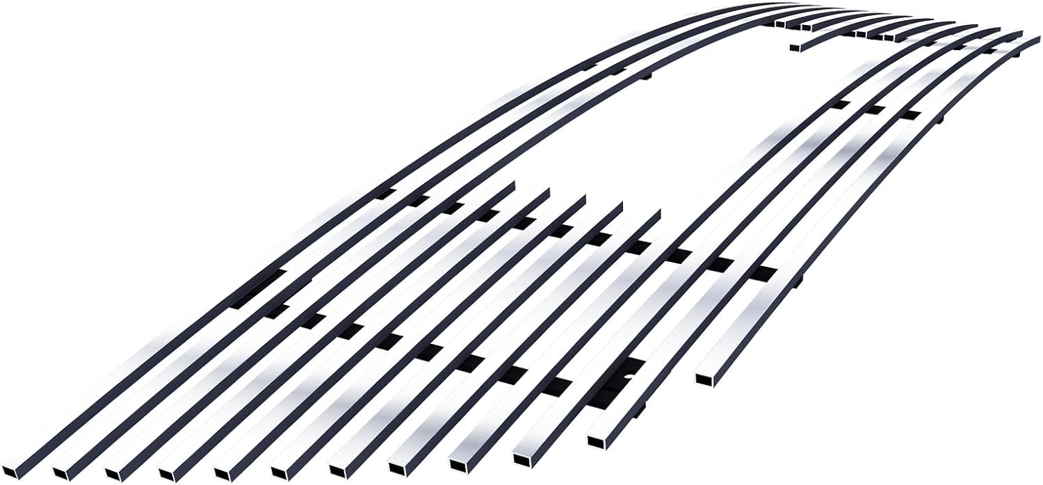 APS G66515A Polished Aluminum Billet Grille Bolt Over for select GMC Acadia Models