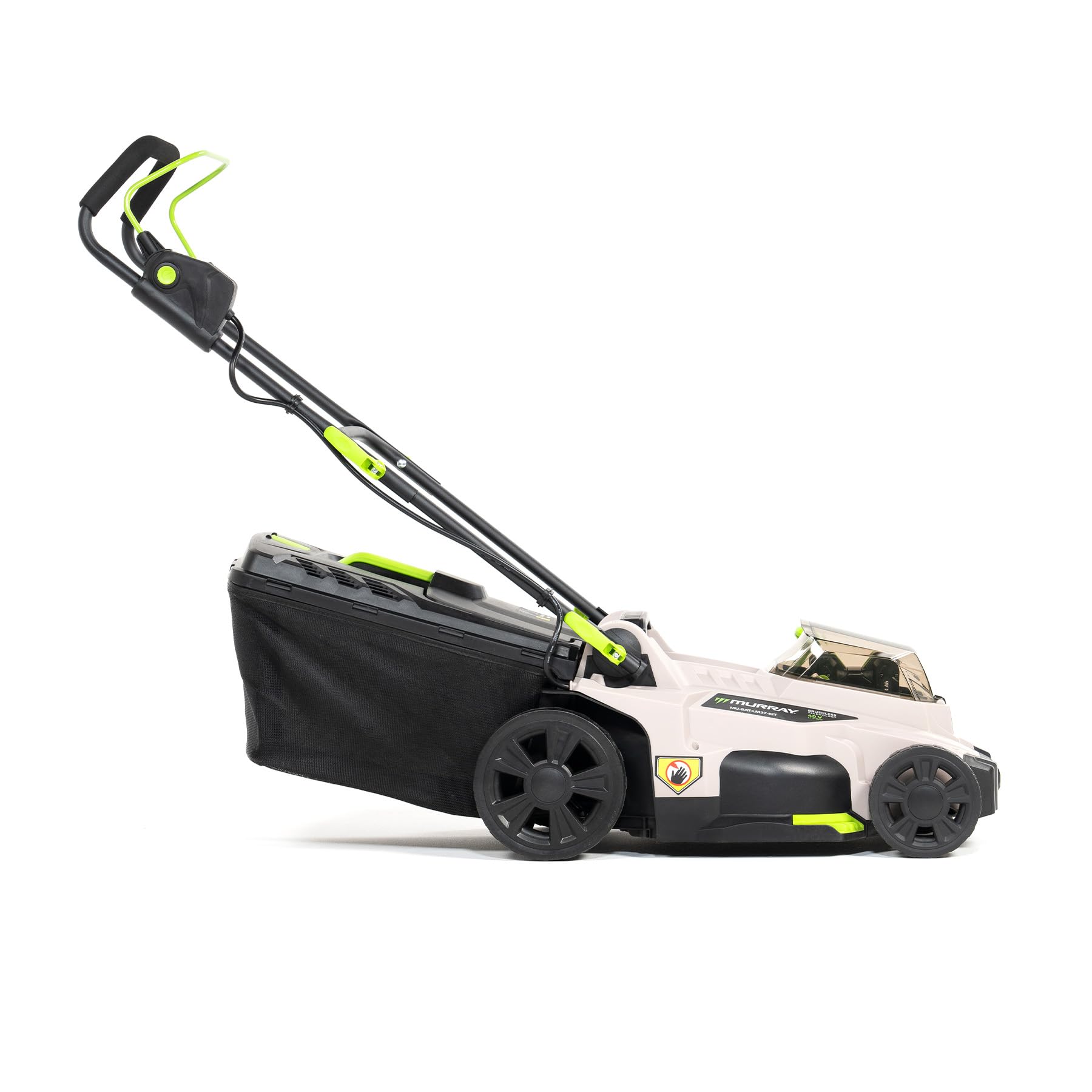 Murray Tondeuse à Gazon sans Fil 2x20V Li-ION Moteur à Induction 2900 TR/Min Largeur de Coupe 37cm Bac 35L 6 Niveaux Hauteur Mulching