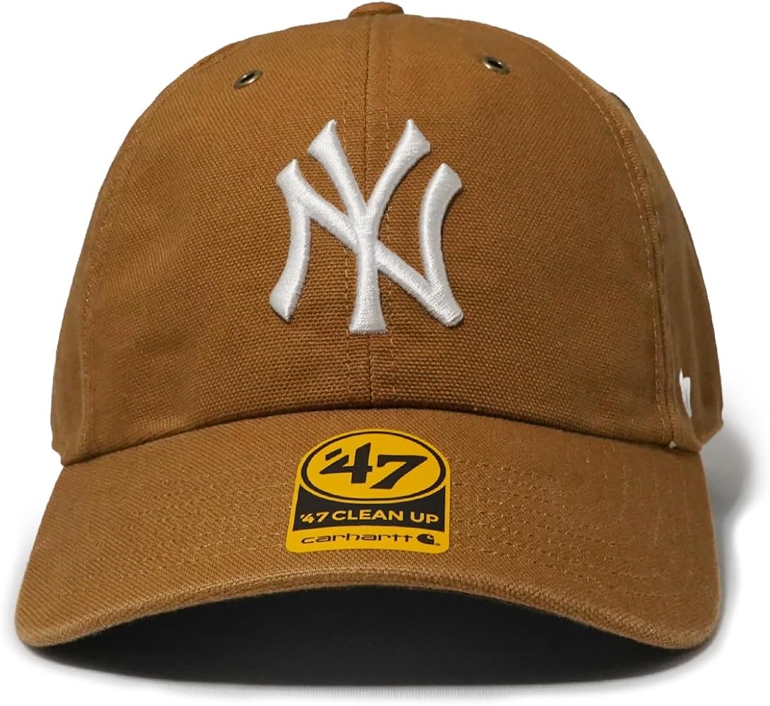 Amazon | '47Brand×Carhartt NEW YORK YANKEES CARHARTT X '47 CLEAN