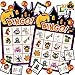 JOYIN 32 Halloween Bingo Game Cards (4x4 & 5x5) – 16 Players for Halloween Party Card Games, School Classroom Games, Trick or Treating, Halloween Party Favors Supplies, Family Activity