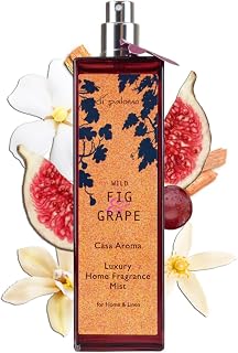 Di Palomo Vegan Wild Fig & Grape Luxury Home Fragrance Mist 100ml. Air Fresheners For Home & Fabric Spray. Enjoy Fragrance In Every Room Spray. Air Freshener For Home. Glass Bottle For Home Decor.