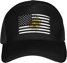 US and Flag of La Mirada, California Baseball Cap for Men Women Hat Classic Cotton Adjustable Caps Low Profile Golf Dad Hats for All Seasons Black