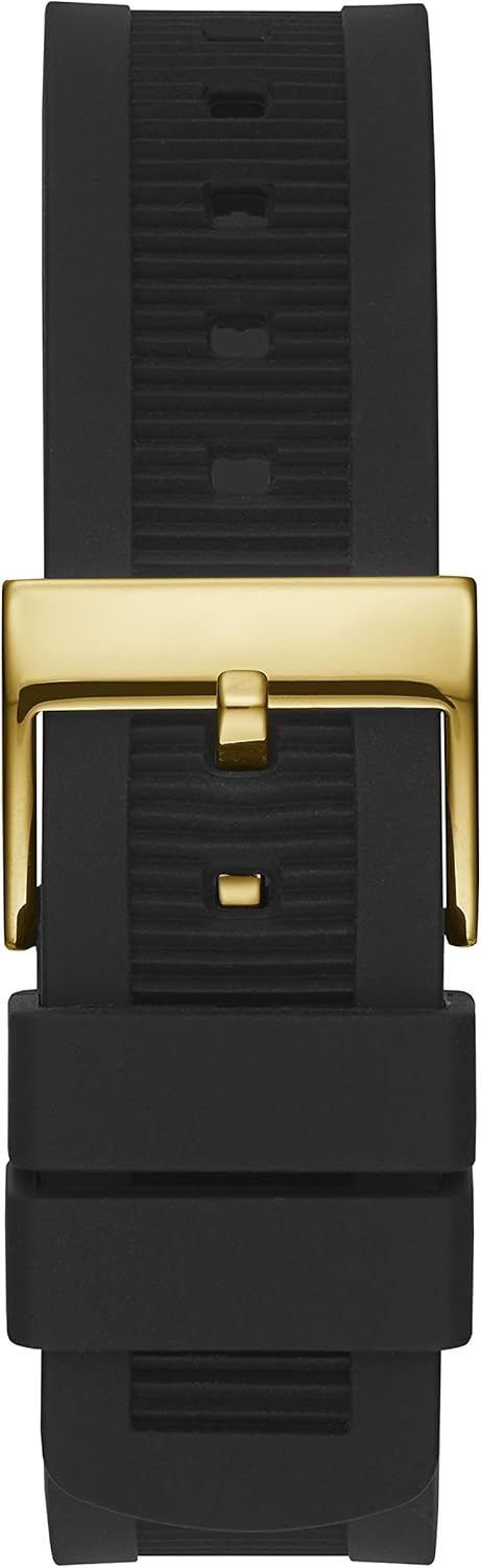 Miniatura 3 de GUESS Reloj digital de silicona de 1.772in, Oro