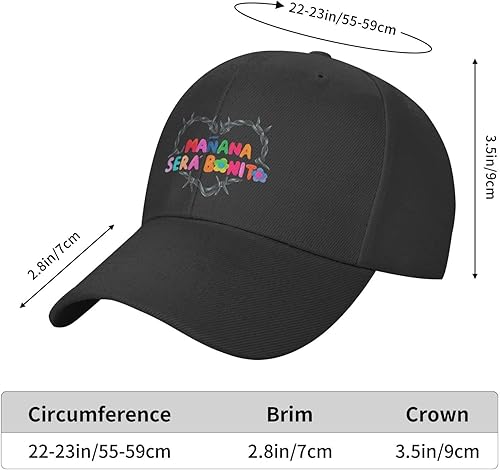 Miniatura 2 de TIANMEIJIA Manana sera Bonito Hat Karols G Hat Adjustable Baseball Cap Unisex Concert Hat Hip Hop Hat
