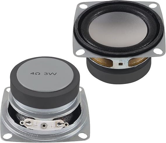 ACEIRMC 4PCS 2 4Ohm 3W DIY Small Full Range Audio Speaker Stereo Woofer Loudspeaker for Arduino and DIY Speaker (A)