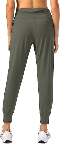 Miniatura 2 de Soothfeel Pantalones deportivos para mujer, con bolsillos de cremallera y pretina alta, para entrenamiento y yoga