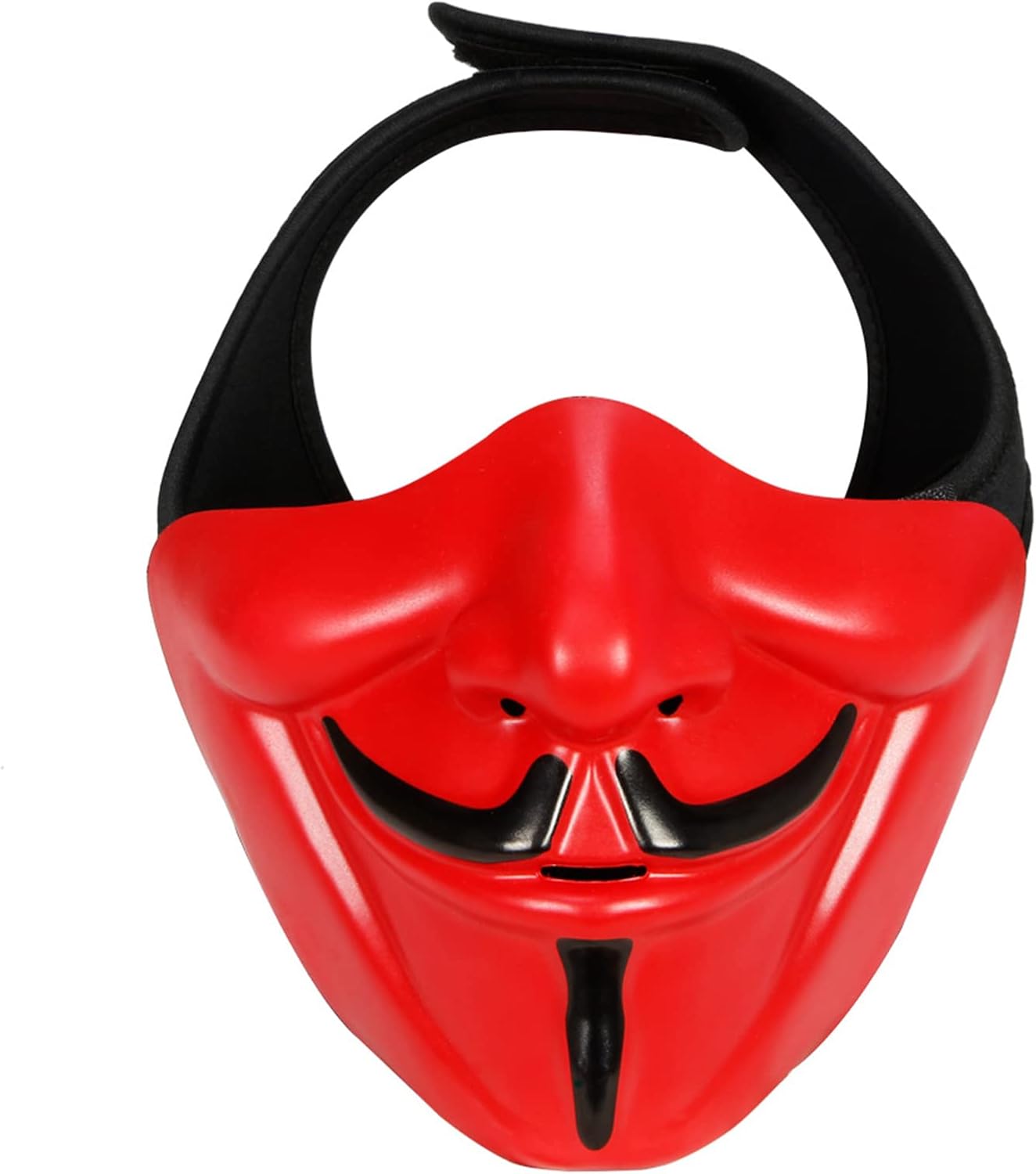 ZMRWOK Hacker Mask Tactical Half Face Masks V for Vendetta