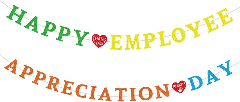 Employee Appreciation Party Decorations Happy Employee Appreciation Day Banners for Employee Appreciation Month Staff Teacher Office Door Decor Supplies