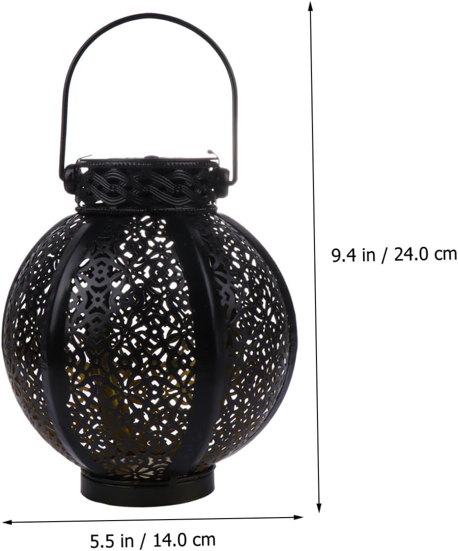 2pcs Solar Powered Garden Lanterns Led Outdoor Lanterns Warm Glow Decorative for Patio Landscape Decor Weatherproof