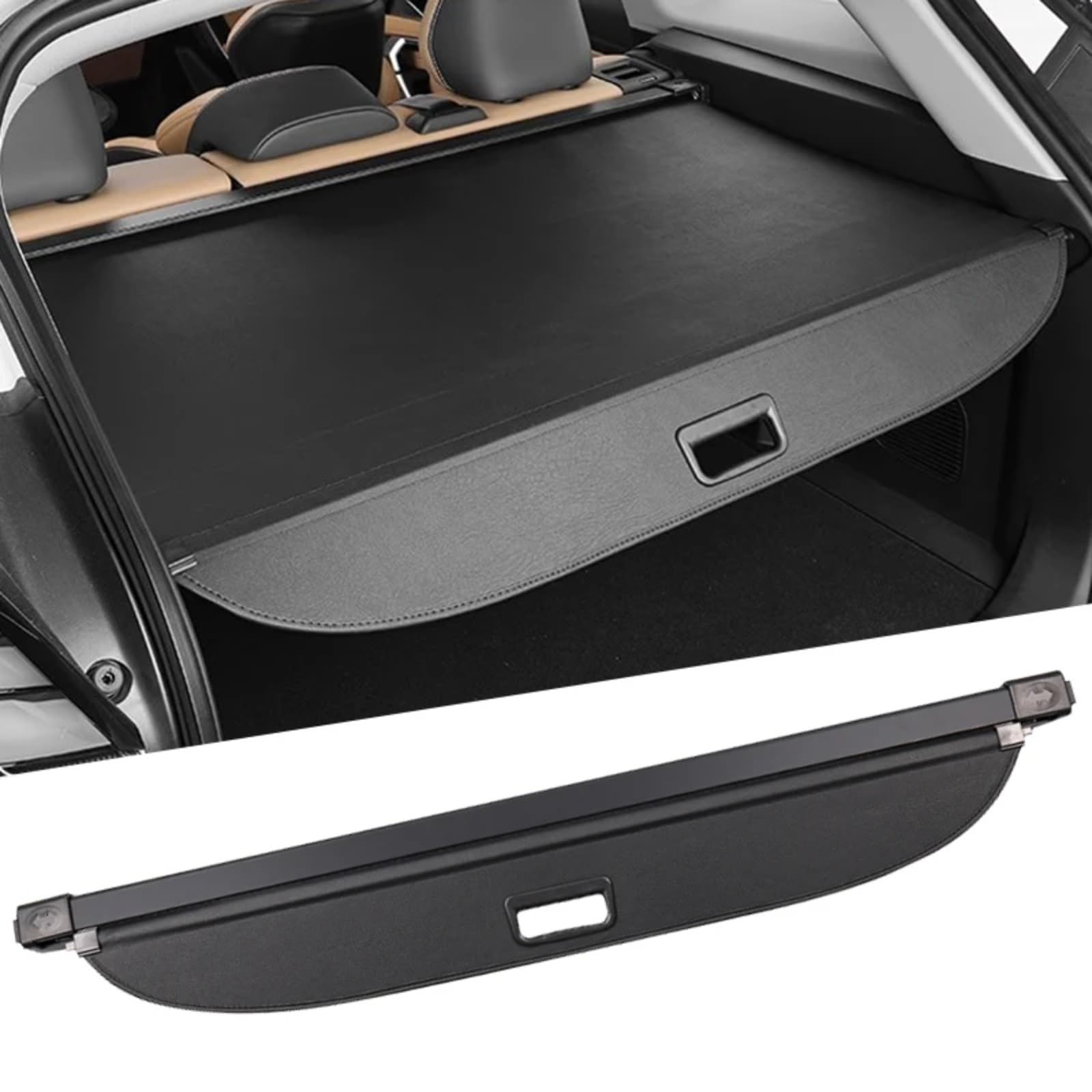 Housse Rétractable Pour Coffre VW Touareg 2019-2023 - Rangement étagé, Protection UV Et Confidentialité - 10