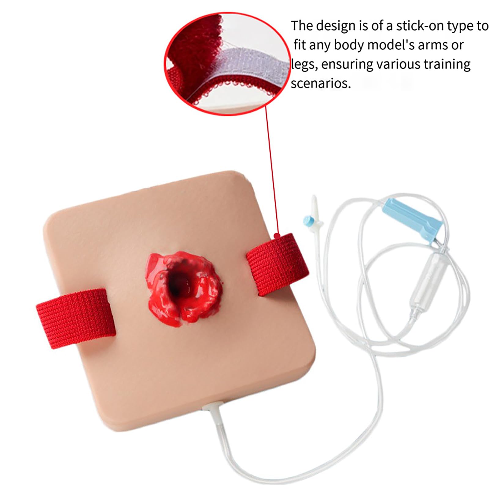NGARY Kit De Entrenamiento De Empaquetamiento De Heridas, Modelo De Entrenamiento De Empaquetamiento De Heridas Y Torniquete con Diseño Portátil, para Clases Médicas De Detener El Sangrado.