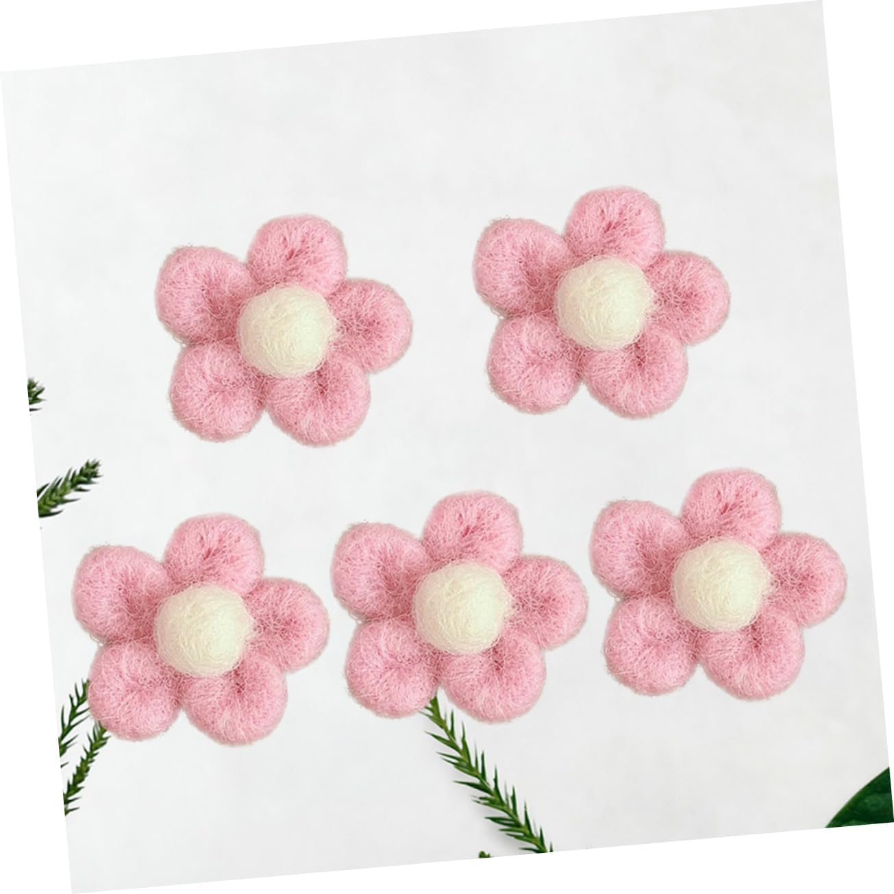 CALLARON 5pcs Adorable Felt Flower Brooch for Boys and Girls Cute Breastpins for Clothing Bags Hats and Scarves Creative and Chic Corsage for Everyday Wear