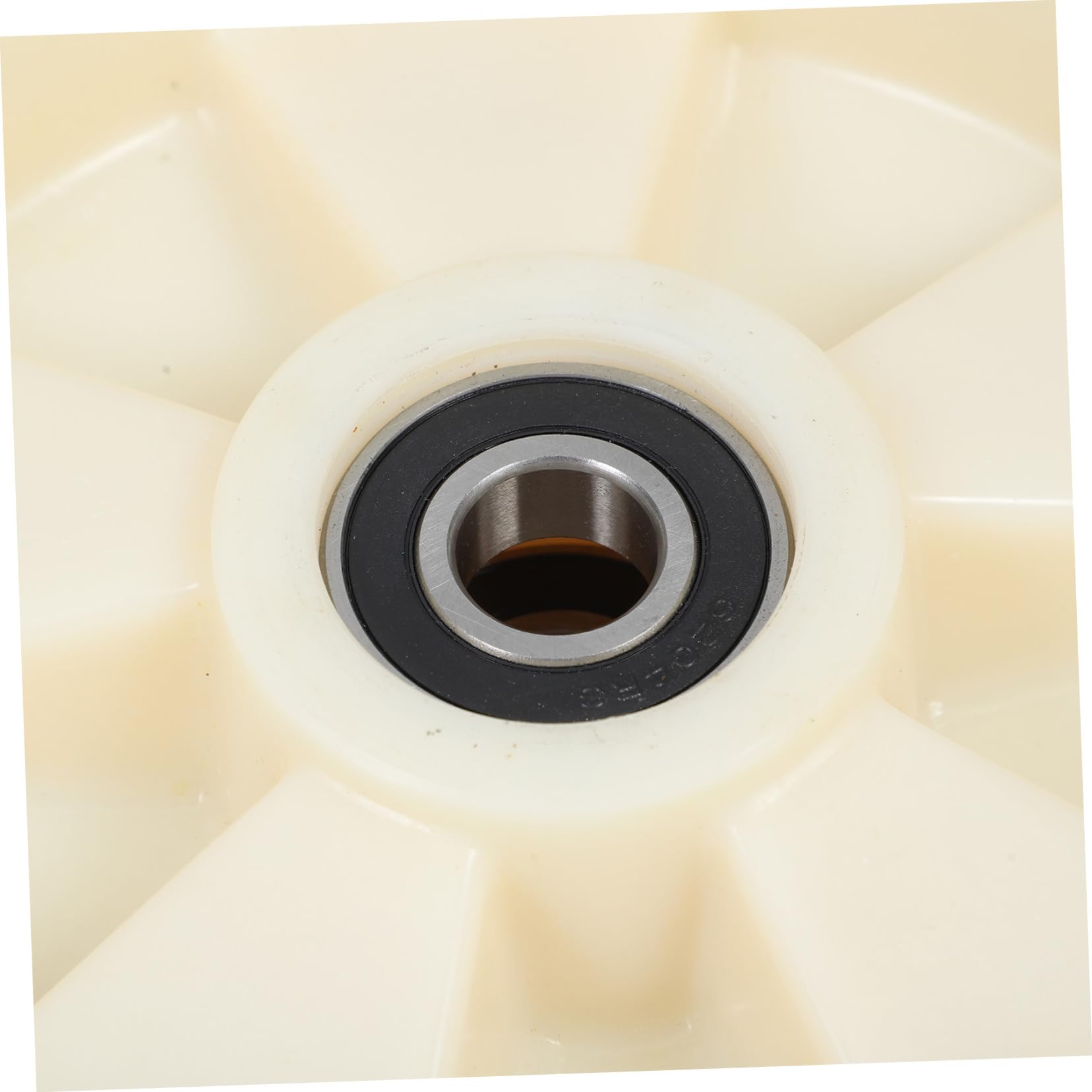 GLEAVI Drehbare Nylon Lenkrolle 200x50 Mm mit 47mm Achse und Kugellager für Hubwagen Geräuscharm und Reibungslose Rotation für Supermärkte und Logistikzentren