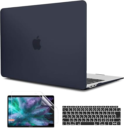 Amazon Co Jp Twol 18 Macbook Air 13 対応 3セット高品質軽量 つや消しハードケース 新しい 13 3 インチ マックブック エアー A1932 179 337 M1 モデル保護シェル Jis日本語ーキーボードカバー 液晶保護フィルム付き ブラック パソコン 周辺機器