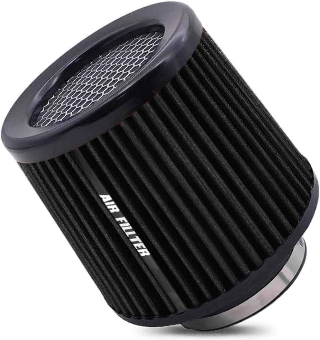 muge racing Universal 3 Inch 76mm Air Intake Filter Replacement Cone Air Filters Quality Dry Air Filter