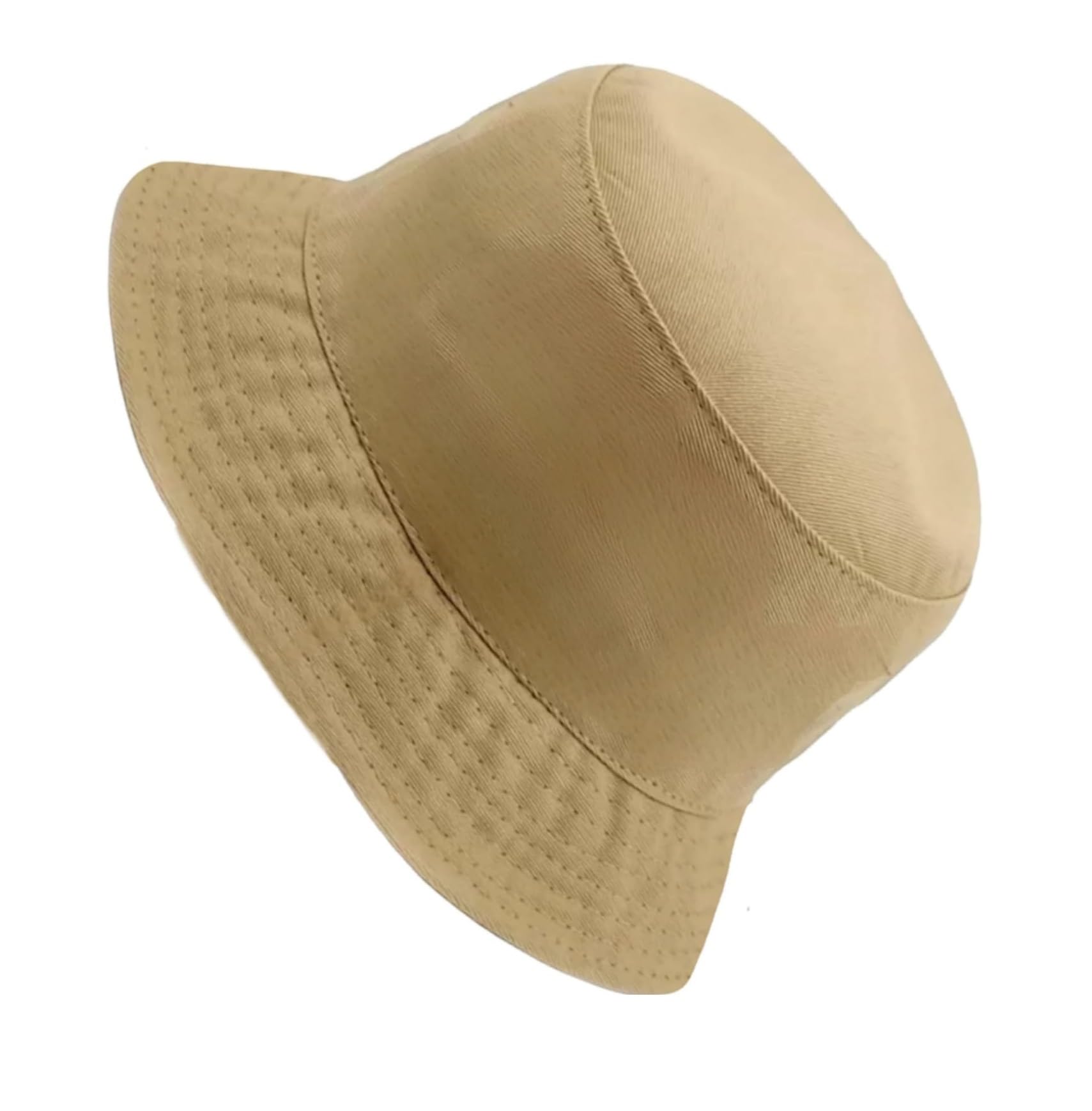 Bucket Hats for Women and Girls Beige Cream Color-image-36