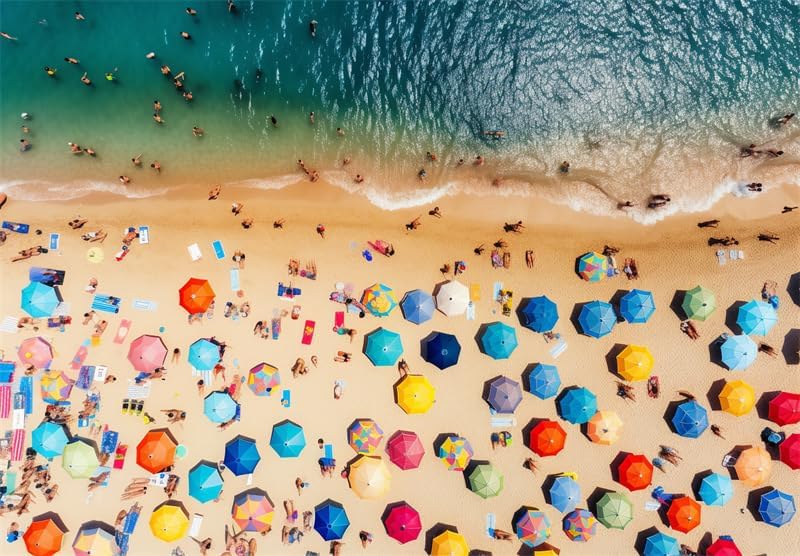 Rompecabezas de 1000 piezas para adultos y familias que brillan en la playa y el océano, formación de madera para explorar y disfrutar de regalos,