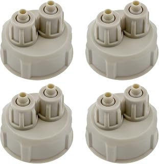 Lovelysp DIY Carbon Dioxide Reactors DIY CO2 Generator Bottle Caps Aquarium Fish Tank CO2 Generators-4PCS