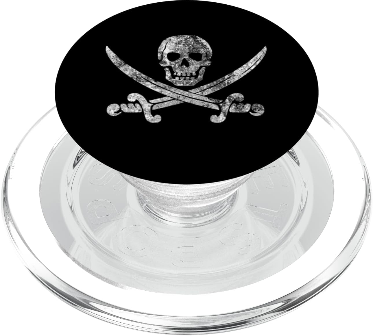 Vintage Pirate Skull PopSockets Grip and Stand for Phones and Tablets PopSockets MagSafe PopGrip for iPhone