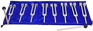 ENERGYSOUND 7 Chakras +1 Soul Purpose Weighted Tuning Forks Striker and Pouch Included