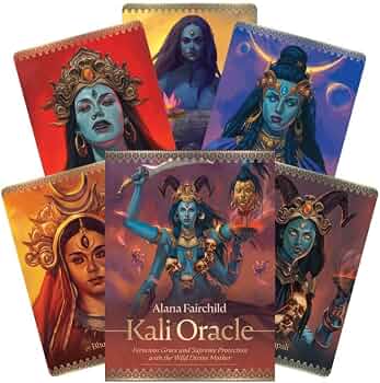 44 Pieces Kali Oracle Tarot Cards Decks Wild Divine Mother Hindu
