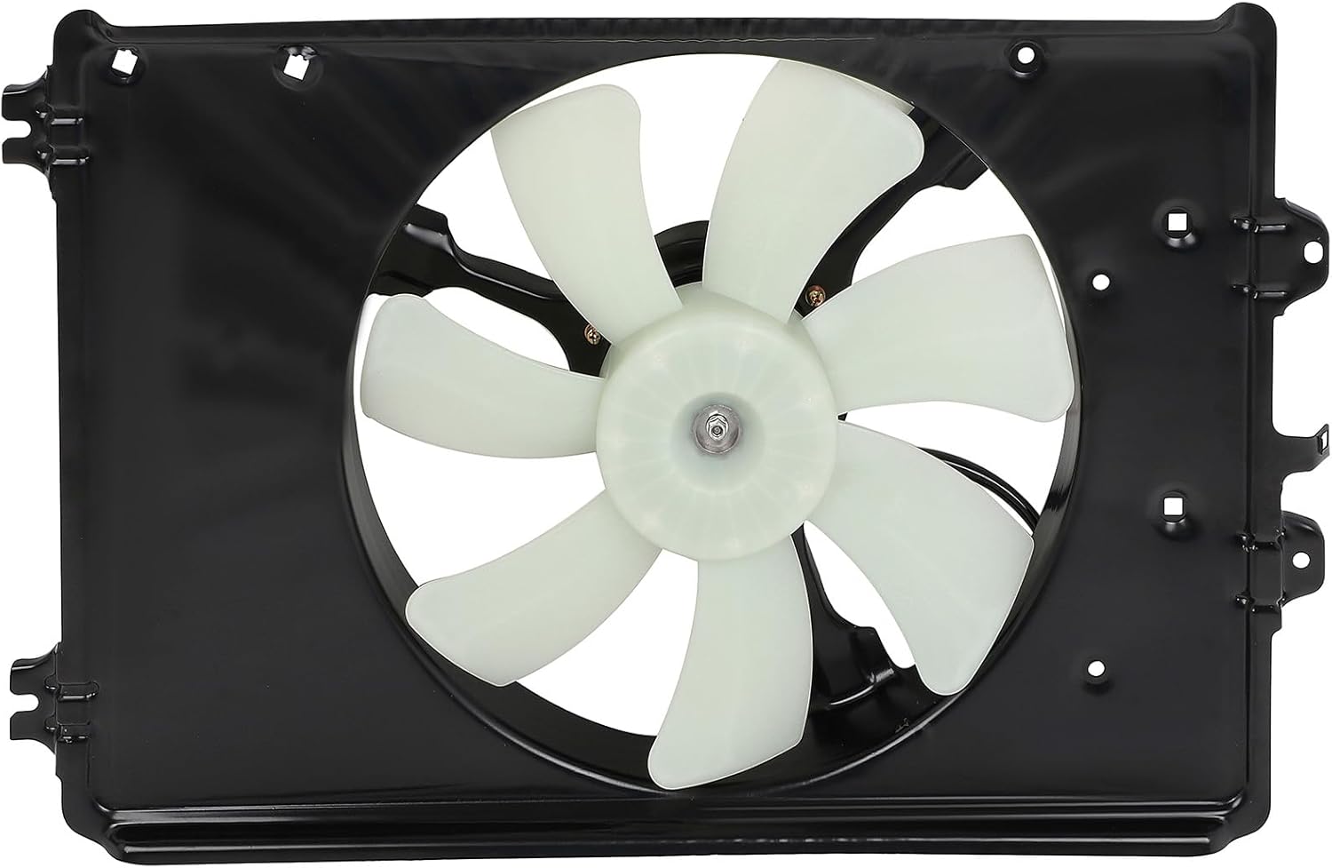 SCITOO Auto Cooling Fan Assembly x1 & Cooling Fan Assembly x1 Compatible with 2009-2015 for Honda for Pilot 3.5L, Engine Cooling Fan Assembly Replacement