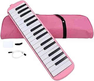 Melodik mit 32 Tasten - Tragbares Luftpiano | Talk Box, Sicherheitsmusikinstrument mit Doppelrohren, leicht zu spielendes Blaspiano für Anfänger, Studenten, Kinder und Erwachsene