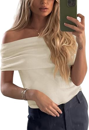 Imily Bela Womens Off The Shoulder Sweaters