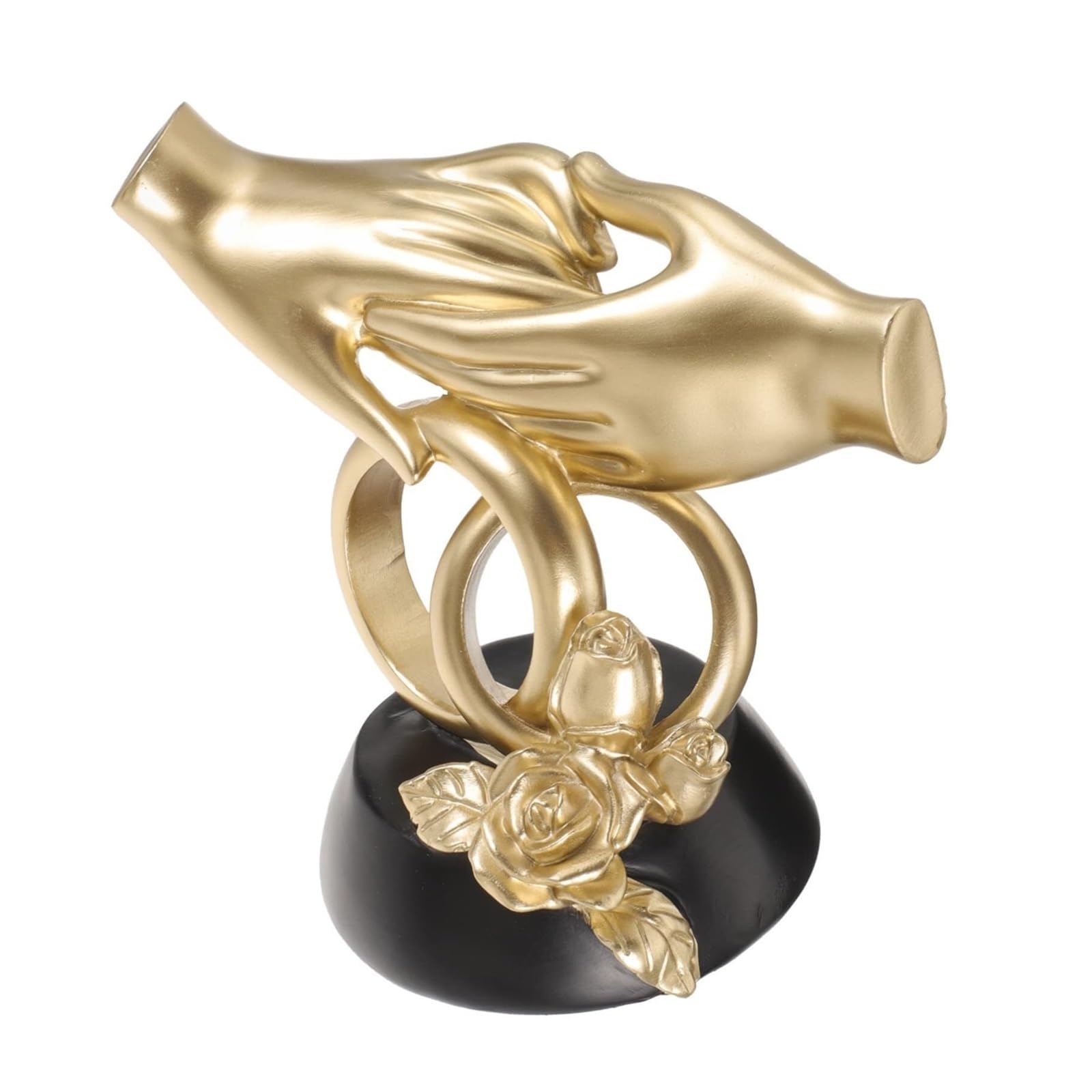 Statue de main de mariage pour couples idéale en décoration de bureau et étagère salon