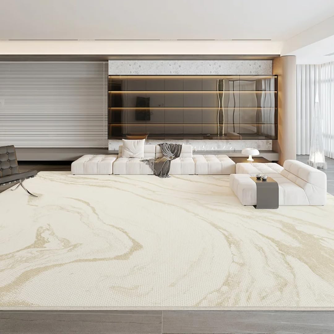 Large Area Bedroom Decor Cream Style Carpets for Living Room Fluffy Soft Lounge Floor Mat Home Thick Plush Rug(80x120cm/D)