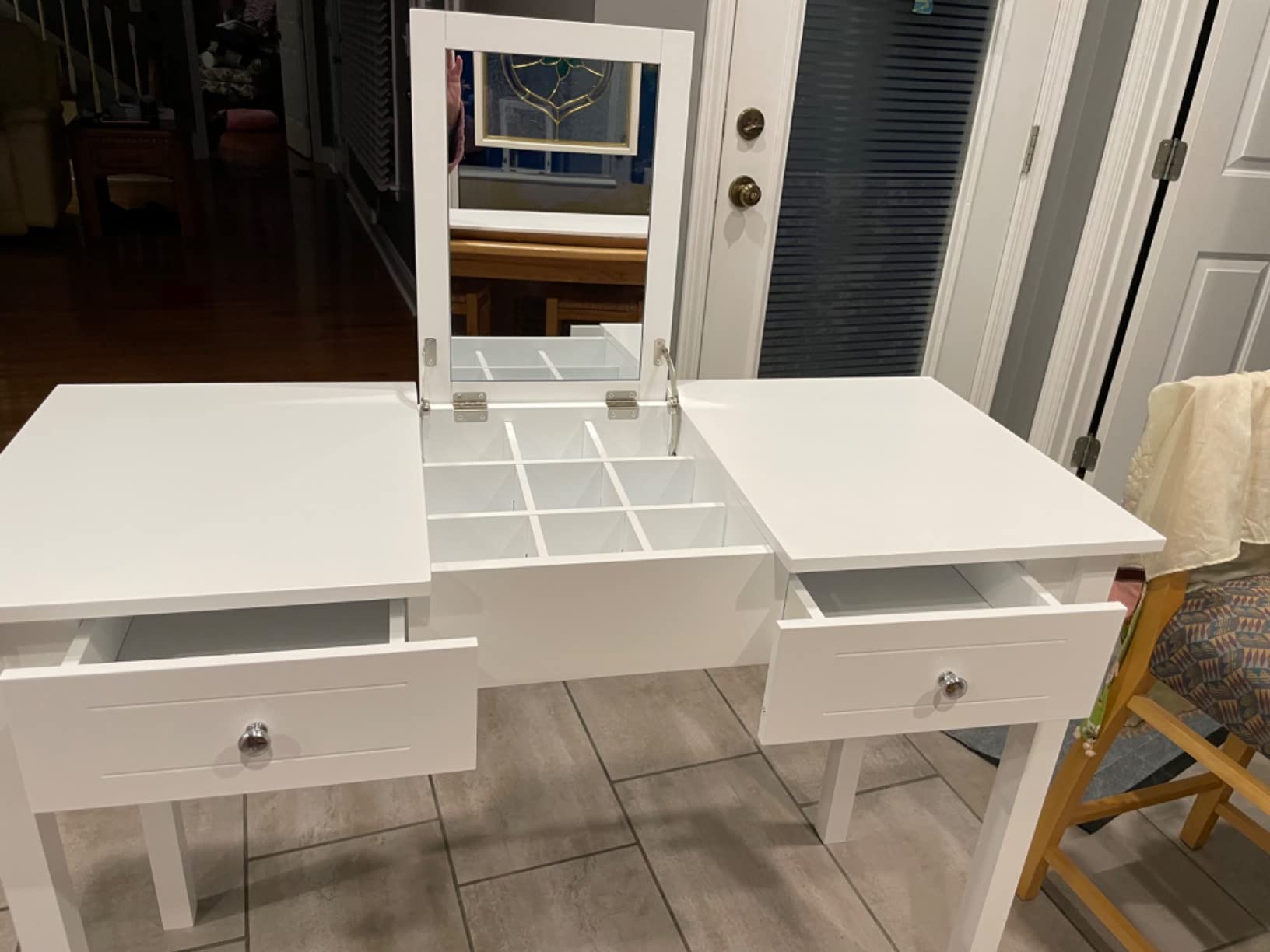 23/mo Finance Nightcore Vanity Flip Top, Makeup Dressing Table Set