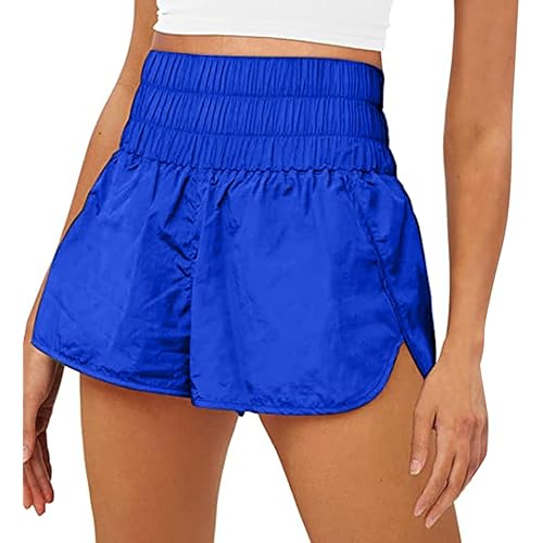 Lenago Shorts for Women High Waisted Elastic Athletic Shorts Women Summer Flowy Running Shorts Quick Dry Gym Workout Shorts
