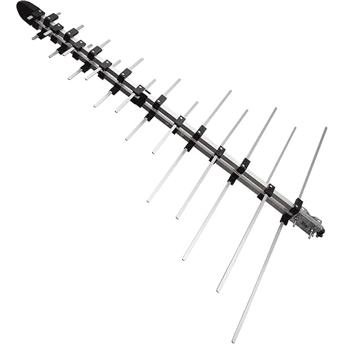 Antennas Direct Element Uni-Directional UHF VHF Outdoor HDTV Antenna, 60+ Mile Range, 4K 8K UHD, NEXTGEN TV – w/All-Weather Adjustable Mounting Hardware