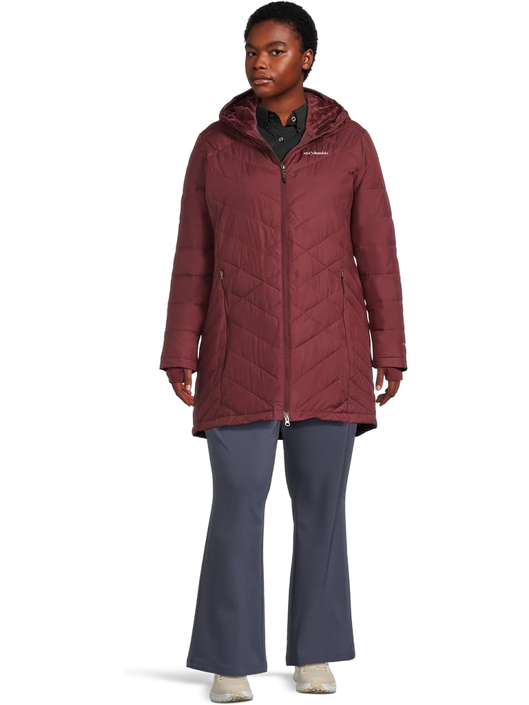Brown Columbia Heavenly™ Long Hooded Jacket