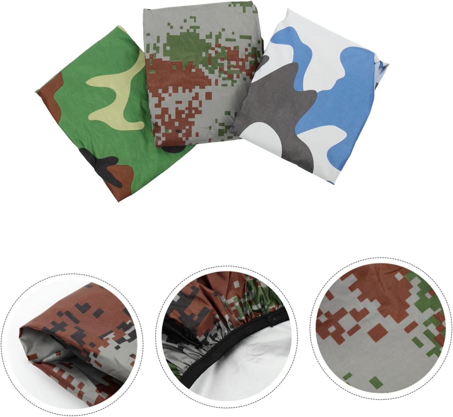 YARNOW 3pcs Camouflage Waterproof Backpack Rain Cover for Outdoor Hiking and Cycling Protective Shoulder Bag Rain Cover Lightweight and Sturdy