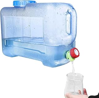 Trintion Wasserkanister mit Hahn und Schraubdeckel Wasserbehälter Trinkwasser Be