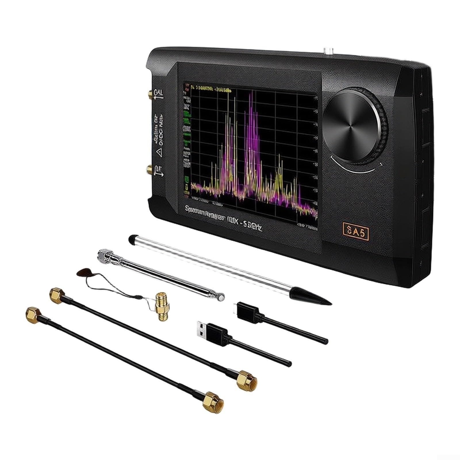 Tragbarer Spektrumanalysator SA5 mit 4 Zoll IPS LCD, Frequenzbereich