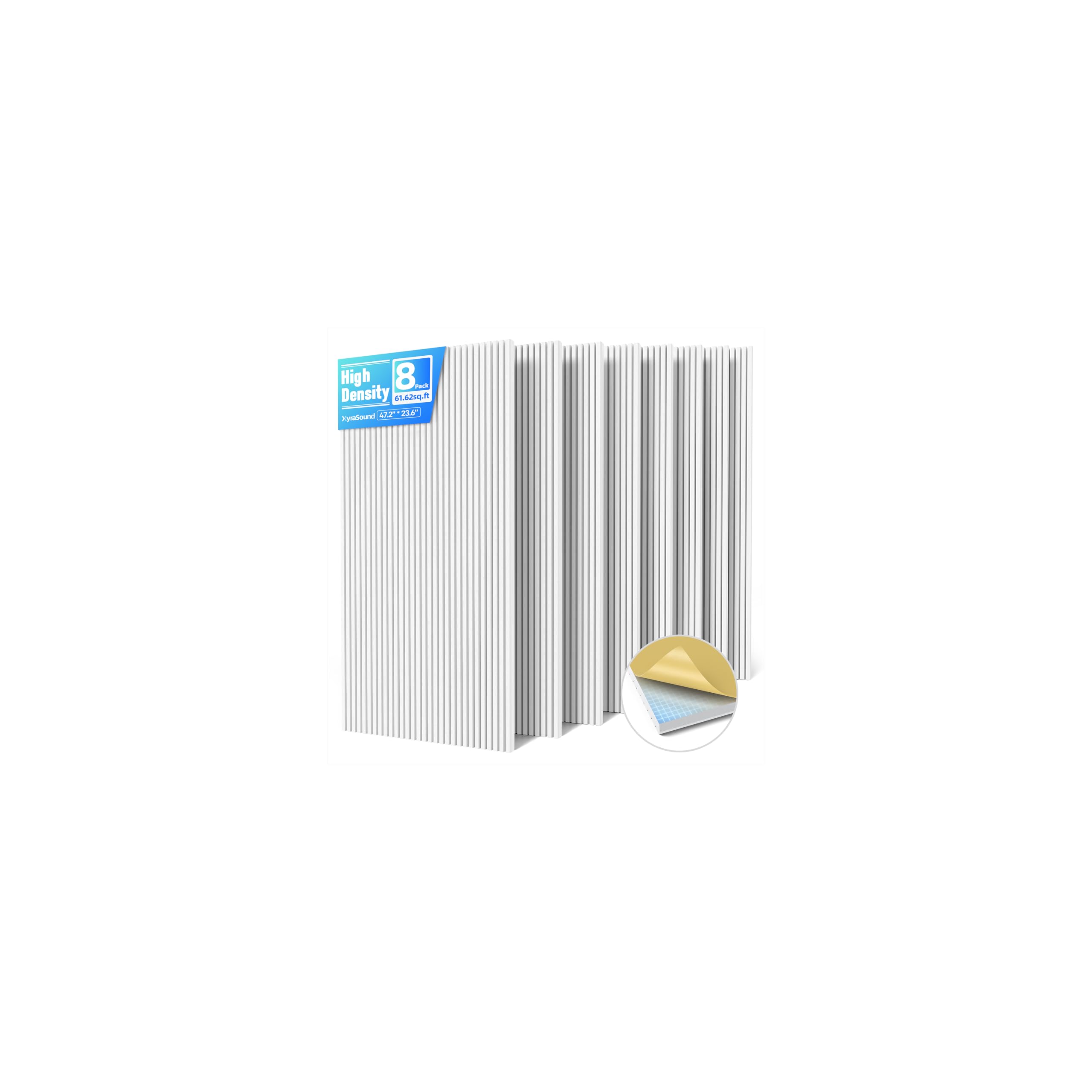 Amazon.com: 8 Pack Large Acoustic Panels Sound Absorbing with Self
