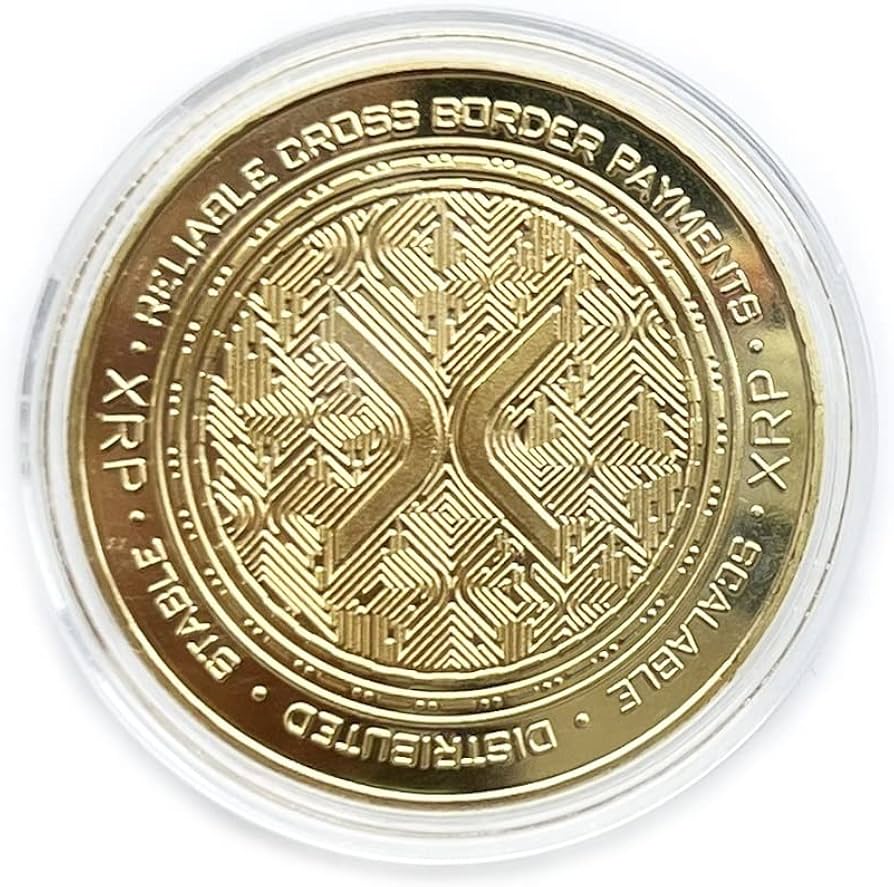 Amazon.co.jp: XRPコイン 物理暗号コイン リップル暗号通貨コイントークン 2個 : ホビー