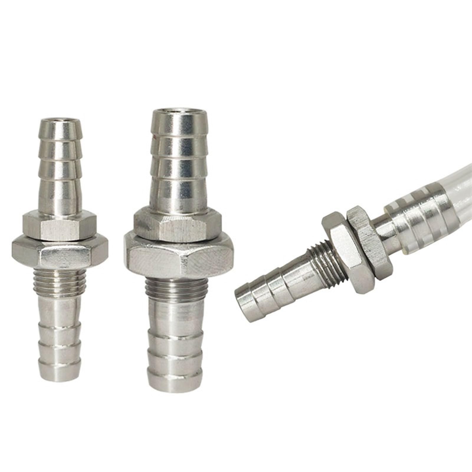 1 szt. złączka do rur ze stali nierdzewnej 304, złączka, 3, 4, 6, 8, 10, 12, 16, 20, 32 mm, adapter łącznika kolczastego gazu wodnego (25 mm)