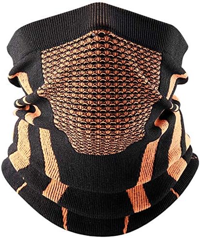 WTACTFUL Schlauchschal Herren Sturmhaube Motorrad für Winter Ski Snowboard | 1-2 Stück Halstuch Herren Halswärmer Halbe Skimaske Halsschlauch für Winter Laufen Skifahren Fahrrad Ru