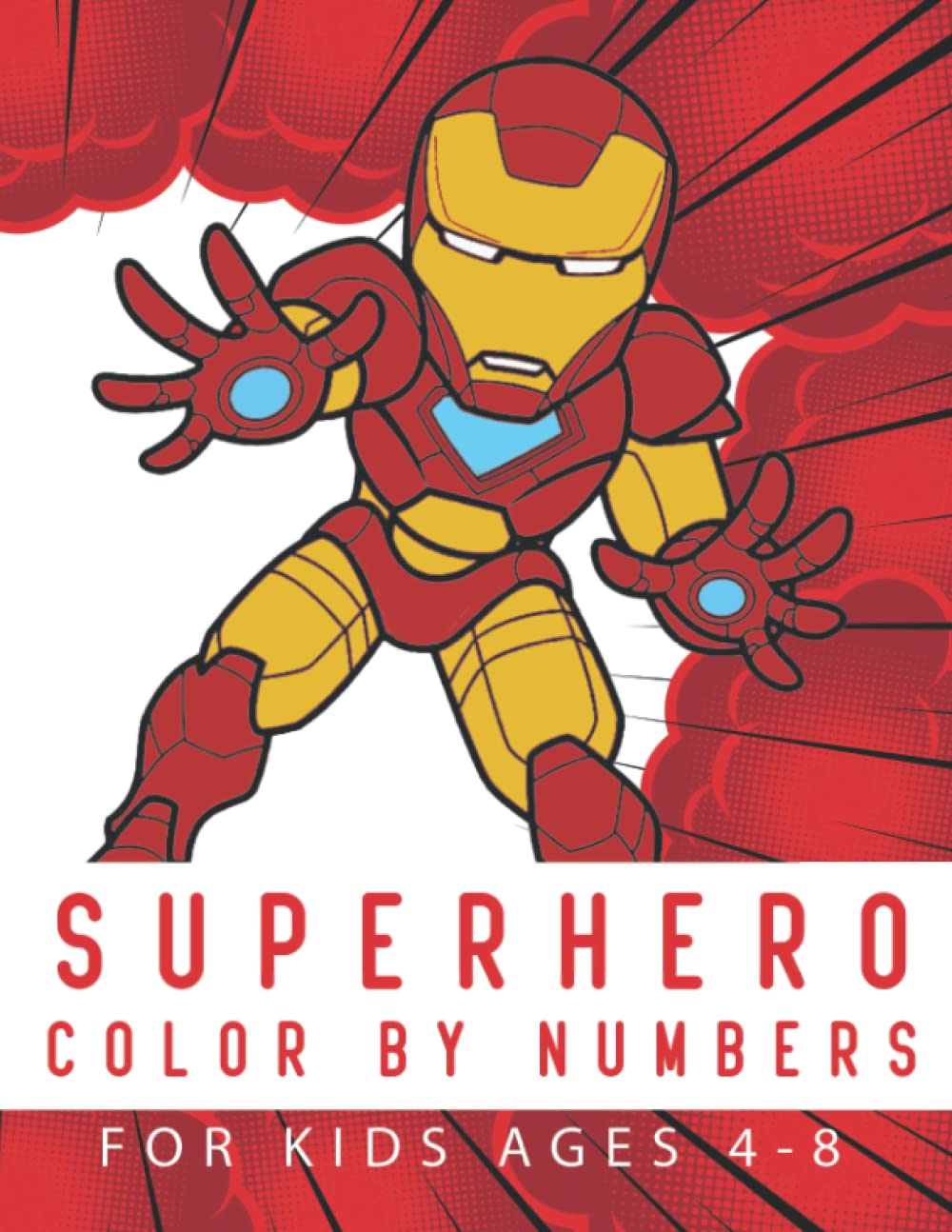 Superhero Color By Numbers For Kids Ages 4 8 An Amazing | Desertcart Sri Lanka